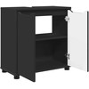 Vonios kriauklės cabinetas Juoda 60 x 30 x 60 cm