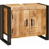 Praustuvo spintelė Ruda 71 x 33 x 58 cm Kietas mango medis