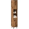 Vonios spintelė Old Wood 30x30x179 cm Engineered Wood