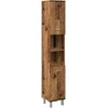 Vonios spintelė Old Wood 30x30x179 cm Engineered Wood