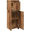 Vonios spintelė Old Wood 30x30x95 cm Engineered Wood