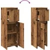 Vonios spintelė Old Wood 30x30x95 cm Engineered Wood