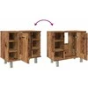 Vonios spintelė Old Wood 60x32x53,5 cm Engineered Wood