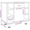 Vonios spintelė Old Wood 60x32x53,5 cm Engineered Wood
