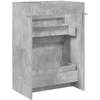 Vonios spintelė po kriaukle Betono pilka 56 x 37,5 x 81 cm