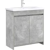 Vonios spintelė po kriaukle Betono pilka 78,5 x 37,5 x 81 cm