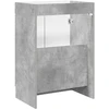 Vonios spintelė po kriaukle Betono pilka 56 x 37,5 x 81 cm