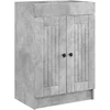Vonios spintelė po kriaukle Betono pilka 56 x 37,5 x 81 cm
