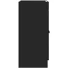 Vonios spintelė po kriaukle Juoda 56 x 37,5 x 81 cm
