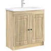 Vonios spintelė po kriaukle Sonoma ąžuolas 78,5 x 37,5 x 81 cm