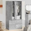 Spinta Betono Pilka 79,5 x 49 x 156 cm Dirbtinė mediena
