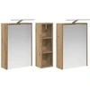 Vonios spintos komplektas 3 pcs 106 x 16 x 62,5 cm