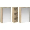 Vonios spintos komplektas 3 pcs 106 x 16 x 62,5 cm
