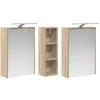 Vonios spintos komplektas 3 pcs 106 x 16 x 62,5 cm