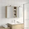 Vonios spintos komplektas 3 pcs 106 x 16 x 62,5 cm