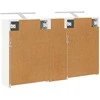 Vonios spintos komplektas 3 pcs 106 x 16 x 62,5 cm