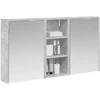 Vonios spintos komplektas 3 pcs 116 x 16 x 62,5 cm