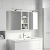 Vonios spintos komplektas 3 pcs 116 x 16 x 62,5 cm