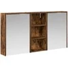 Vonios spintos komplektas 3 pcs 116 x 16 x 62,5 cm