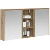 Vonios spintos komplektas 3 pcs 116 x 16 x 62,5 cm
