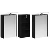 Vonios spintos komplektas 3 pcs 116 x 16 x 62,5 cm