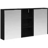 Vonios spintos komplektas 3 pcs 116 x 16 x 62,5 cm