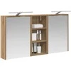 Vonios spintos komplektas 3 pcs 116 x 16 x 62,5 cm