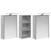 Vonios spintos komplektas 3 pcs 116 x 16 x 62,5 cm