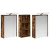 Vonios spintos komplektas 3 pcs 116 x 16 x 62,5 cm