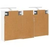 Vonios spintos komplektas 3 pcs 116 x 16 x 62,5 cm