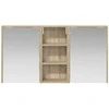 Vonios spintos komplektas 3 pcs 116 x 16 x 62,5 cm