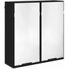 Vonios spintos komplektas 3 vnt. Juodas ąžuolas