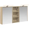 Vonios spintos komplektas 3 vnt. 116 x 16 x 62,5 cm