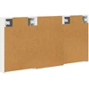 Vonios spintos komplektas 3 vnt. 120 x 10,5 x 60,5 cm