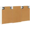 Vonios spintos komplektas 3 vnt. 126 x 16 x 62.5 cm