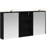 Vonios spintos komplektas 3 vnt. 126 x 16 x 62.5 cm