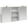 Vonios spintos komplektas 3 vnt. 126 x 16 x 62.5 cm