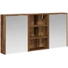Vonios spintos komplektas 3 vnt. 126 x 16 x 62.5 cm