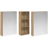 Vonios spintos komplektas 3 vnt. 130 x 14,5 x 70 cm