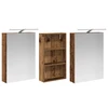Vonios spintos komplektas 3 vnt. 140 x 14,5 x 70 cm