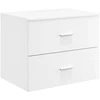 Vonios spintos komplektas 3 vnt. Balta 62,5 x 44,5 x 50 cm