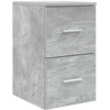 Vonios spintos komplektas 3 vnt. Betono pilka 53 x 34,5 x 63 cm