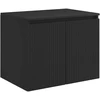 Vonios spintos komplektas 3 vnt. Juoda 49,5 x 44,5 x 66 cm