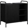 Vonios spintos komplektas 3 vnt. Juodojo ąžuolo