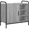 Vonios spintos komplektas 3 vnt. Pilka Sonoma 40 x 36 x 99,5 cm