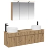Vonios spintos komplektas 4 pcs Artisano ąžuolo