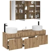 Vonios spintos komplektas 4 pcs Artisano ąžuolo