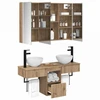 Vonios spintos komplektas 4 pcs Artisano ąžuolo