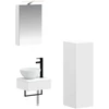 Vonios spintos komplektas 4 pcs Balta 40 x 10,5 x 60,5 cm
