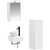 Vonios spintos komplektas 4 pcs Balta 43 x 16 x 62,5 cm